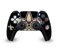 Head Case Designs Officially Licensed NFL Oversize New Orleans Saints Vinyl Faceplate Sticker Gaming Skin Decal Cover Compatible With Sony PlayStation 5 PS5 DualSense Controller