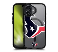 Head Case Designs Officially Licensed NFL Oversized Houston Texans Black Shockproof Bumper Case [Military Grade Protection] Compatible with Apple iPhone 17 and Compatible with MagSafe