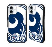 Head Case Designs Officially Licensed NFL Oversized Rams 2019 London Games Hybrid Case Compatible With Apple iPhone 16 Plus