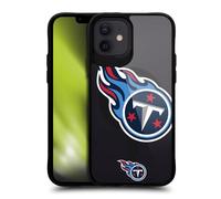 Head Case Designs Officially Licensed NFL Oversized Tennessee Titans Black Shockproof Bumper Case [Military Grade] Compatible with Apple iPhone 12 / iPhone 12 Pro and Compatible with MagSafe