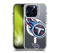 Head Case Designs Officially Licensed NFL Oversized Tennessee Titans Shockproof Bumper Case [Military Grade Protection] Compatible with Apple iPhone 15 Pro and Compatible with MagSafe