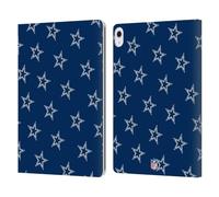 Head Case Designs Officially Licensed NFL Patterns Dallas Cowboys Artwork Leather Wallet Case Compatible With Apple iPad Air 13 2024/2025