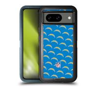 Head Case Designs Officially Licensed NFL Patterns Los Angeles Chargers Artwork Ultra-Armoured Shockproof Case [Military Grade Protection] Compatible With Google Pixel 8