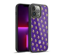 Head Case Designs Officially Licensed NFL Patterns Minnesota Vikings Artwork Gel Armour Case [Military Grade Protection] Compatible With Apple iPhone 13 Pro Max