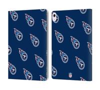 Head Case Designs Officially Licensed NFL Patterns Tennessee Titans Artwork Leather Wallet Case Compatible With Apple iPad Air 13 2024/2025