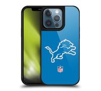 Head Case Designs Officially Licensed NFL Plain Detroit Lions Logo Gel Armour Case [Military Grade Drop Protection] Compatible With Apple iPhone 13 Pro