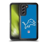 Head Case Designs Officially Licensed NFL Plain Detroit Lions Logo Ultra-Armoured Shockproof Case Compatible With Samsung Galaxy S21 FE 5G