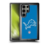 Head Case Designs Officially Licensed NFL Plain Detroit Lions Logo Ultra-Armoured Shockproof Case Compatible With Samsung Galaxy S24 Ultra 5G