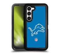 Head Case Designs Officially Licensed NFL Plain Detroit Lions Logo Ultra-Armoured Shockproof Case Compatible With Samsung Galaxy S23 5G
