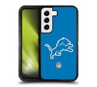 Head Case Designs Officially Licensed NFL Plain Detroit Lions Logo Ultra-Armoured Shockproof Case Compatible With Samsung Galaxy S22 5G