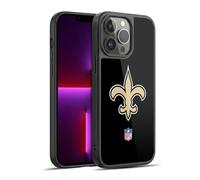 Head Case Designs Officially Licensed NFL Plain New Orleans Saints Logo Gel Armour Case [Military Grade Protection] Compatible With Apple iPhone 13 Pro Max