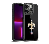 Head Case Designs Officially Licensed NFL Plain New Orleans Saints Logo Gel Armour Case [Military Grade Protection] Compatible With Apple iPhone 13 Pro