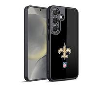 Head Case Designs Officially Licensed NFL Plain New Orleans Saints Logo Gel Armour Case [Military Grade Protection] Compatible With Samsung Galaxy S24 5G