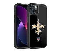 Head Case Designs Officially Licensed NFL Plain New Orleans Saints Logo Gel Armour Case [Military Grade Protection] Compatible With Apple iPhone 13