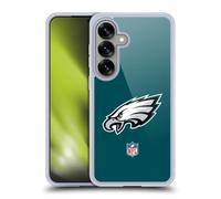 Head Case Designs Officially Licensed NFL Plain Philadelphia Eagles Logo Gel Case [Military Grade Protection] Compatible with Samsung Galaxy S25 and Compatible with MagSafe