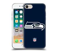Head Case Designs Officially Licensed NFL Plain Seattle Seahawks Logo Gel Case [Military Grade Protection] Compatible With Apple iPhone 7/8 / SE 2020 & 2022