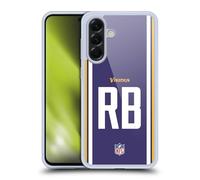Head Case Designs Officially Licensed NFL RB Purple Minnesota Vikings Positions & Logo Gel Case [Military Grade Protection] Compatible With Samsung Galaxy A56 5G