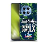 Head Case Designs Officially Licensed NFL Seahawks Marble 2026 Super Bowl LX Gel Case [Military Grade Protection] Compatible With OnePlus Ace 3 5G