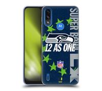 Head Case Designs Officially Licensed NFL Seahawks We are 12 2026 Super Bowl LX Gel Case [Military Grade Protection] Compatible With Moto E7 Power/Moto E7i Power