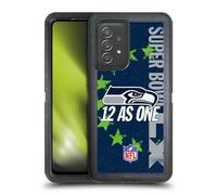 Head Case Designs Officially Licensed NFL Seahawks We are 12 2026 Super Bowl LX Ultra-Armoured Shockproof Case [Military Grade Protection] Compatible With Galaxy A52 / A52s / 5G (2021)