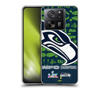 Head Case Designs Officially Licensed NFL Seattle Oversized 2026 Super Bowl LX Champions Gel Case [Military Grade Protection] Compatible With Xiaomi 13T 5G / 13T Pro 5G