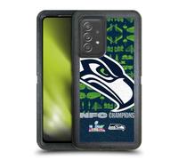 Head Case Designs Officially Licensed NFL Seattle Oversized 2026 Super Bowl LX Champions Ultra-Armoured Shockproof Case [Military Grade Protection] Compatible With Galaxy A52 / A52s / 5G (2021)