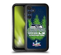 Head Case Designs Officially Licensed NFL Seattle Seahawks 2026 Super Bowl LX Champions Ultra-Armoured Shockproof Case [Military Grade Protection] Compatible With Samsung Galaxy A15