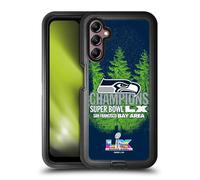 Head Case Designs Officially Licensed NFL Seattle Seahawks 2026 Super Bowl LX Champions Ultra-Armoured Shockproof Case [Military Grade Protection] Compatible With Samsung Galaxy A14 5G