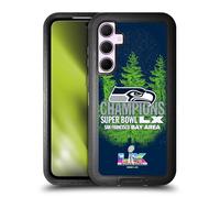 Head Case Designs Officially Licensed NFL Seattle Seahawks 2026 Super Bowl LX Champions Ultra-Armoured Shockproof Case [Military Grade Protection] Compatible With Samsung Galaxy A35 5G