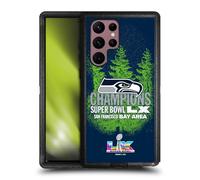 Head Case Designs Officially Licensed NFL Seattle Seahawks 2026 Super Bowl LX Champions Ultra-Armoured Shockproof Case [Military Grade Protection] Compatible With Samsung Galaxy S22 Ultra 5G