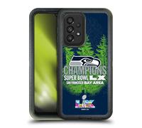 Head Case Designs Officially Licensed NFL Seattle Seahawks 2026 Super Bowl LX Champions Ultra-Armoured Shockproof Case [Military Grade Protection] Compatible With Galaxy A33 5G (2022)