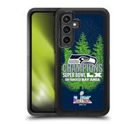 Head Case Designs Officially Licensed NFL Seattle Seahawks 2026 Super Bowl LX Champions Ultra-Armoured Shockproof Case [Military Grade Protection] Compatible With Samsung Galaxy S24 FE