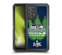 Head Case Designs Officially Licensed NFL Seattle Seahawks 2026 Super Bowl LX Champions Ultra-Armoured Shockproof Case [Military Grade Protection] Compatible With Galaxy A52 / A52s / 5G (2021)