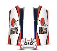 Head Case Designs Officially Licensed NFL Side Details Cleveland Browns Vinyl Sticker Gaming Skin Decal Cover Compatible With Sony PlayStation 5 PS5 Slim Digital Edition Console & DualSense Controller