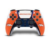 Head Case Designs Officially Licensed NFL Side Details Denver Broncos Vinyl Sticker Gaming Skin Decal Cover Compatible With Sony PlayStation 5 PS5 DualSense Edge Controller
