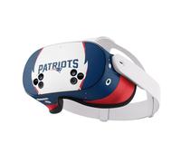 Head Case Designs Officially Licensed NFL Side Details New England Patriots Vinyl Sticker Skin Decal Cover Compatible With Meta Quest 3S