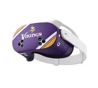 Head Case Designs Officially Licensed NFL Stripe Minnesota Vikings Vinyl Sticker Skin Decal Cover Compatible With Meta Quest 3S