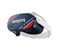 Head Case Designs Officially Licensed NFL Stripe New England Patriots Vinyl Sticker Skin Decal Cover Compatible With Meta Quest 3S