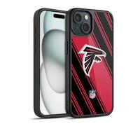 Head Case Designs Officially Licensed NFL Stripes Atlanta Falcons Artwork Gel Armour Case [Military Grade Protection] Compatible With Apple iPhone 15