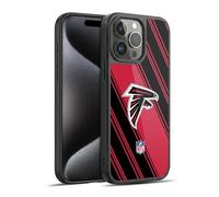 Head Case Designs Officially Licensed NFL Stripes Atlanta Falcons Artwork Gel Armour Case [Military Grade Protection] Compatible With Apple iPhone 15 Pro Max