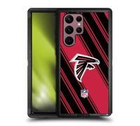 Head Case Designs Officially Licensed NFL Stripes Atlanta Falcons Artwork Ultra-Armoured Shockproof Case Compatible With Samsung Galaxy S22 Ultra 5G