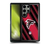 Head Case Designs Officially Licensed NFL Stripes Atlanta Falcons Artwork Ultra-Armoured Shockproof Case Compatible With Samsung Galaxy S23 Ultra 5G