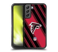 Head Case Designs Officially Licensed NFL Stripes Atlanta Falcons Artwork Ultra-Armoured Shockproof Case Compatible With Samsung Galaxy S22+ 5G