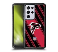 Head Case Designs Officially Licensed NFL Stripes Atlanta Falcons Artwork Ultra-Armoured Shockproof Case Compatible With Samsung Galaxy S21 Ultra 5G