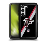 Head Case Designs Officially Licensed NFL Stripes Atlanta Falcons Logo Ultra-Armoured Shockproof Case Compatible With Samsung Galaxy S23 5G