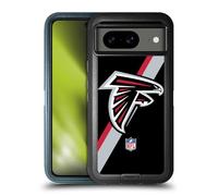 Head Case Designs Officially Licensed NFL Stripes Atlanta Falcons Logo Ultra-Armoured Shockproof Case Compatible With Google Pixel 8