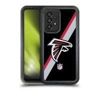 Head Case Designs Officially Licensed NFL Stripes Atlanta Falcons Logo Ultra-Armoured Shockproof Case Compatible With Galaxy A33 5G (2022)