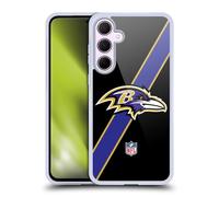 Head Case Designs Officially Licensed NFL Stripes Baltimore Ravens Logo Gel Case [Military Grade Protection] Compatible With Samsung Galaxy A35 5G