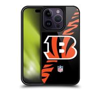 Head Case Designs Officially Licensed NFL Stripes Cincinnati Bengals Logo Gel Armour Case [Military Grade Protection] Compatible With Apple iPhone 14 Pro