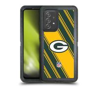 Head Case Designs Officially Licensed NFL Stripes Green Bay Packers Artwork Ultra-Armoured Shockproof Case [Military Grade Protection] Compatible With Galaxy A52 / A52s / 5G (2021)